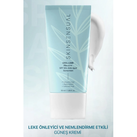 Skin Sensual Leke Oluşumunu Önlemeye Yardımcı, Nemlendirme Etkili Güneş Kremi 50 Spf Uva/uvb Pa++++