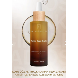 Skin Sensual Adios Dark Circle Göz Altı Serumu (caffeine Solutions 5% + Vitamin C) Aydınlık Göz Altı Görünümü