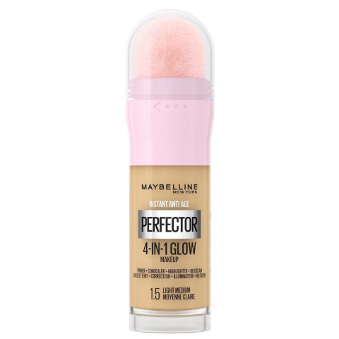 Maybelline New York Instant Perfector Glow 4 Etki 1 Arada Fondöten- 1.5 Light Medium