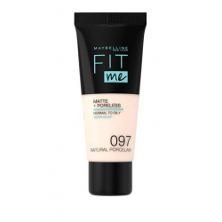 Maybelline New York Fit Me Matte Poreless Fondöten - 97 Natural Porcelain