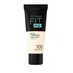 Maybelline New York Fit Me Matte Poreless Fondöten - 100 Warm Ivory