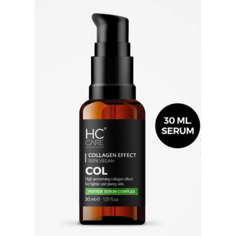 HC Care Collagen Effect, Bitkisel Kolajen Yaşlanma Karşıtı, Vegan Serum - 30 Ml.