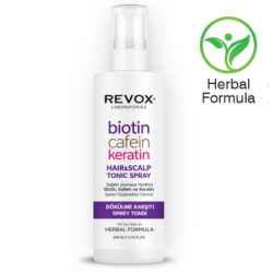 Revox Biotin, Kafein ve Keratin İçeren Saç Dökülme Karşıtı Sağlıklı Uzamaya Yardımcı Sprey Tonik 200 ml.