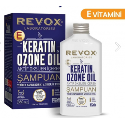 Revox Keratin & Ozon Oil Aktif Oksijen Içeren E Vitaminli Yeniden Yapılandırıcı Şampuan