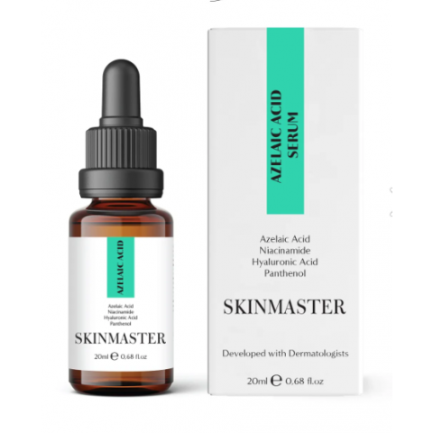 SkinMaster Akneye Yatkın Hassas Ciltlerin Kullanımına Uygun Leke Karşıtı Azelaik Asit Serum ( Azelaik Asit %5)