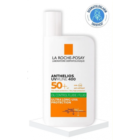 La Roche Posay Anthelios Uvmune400 Oil Control Fluid Yağlı,Karma Ve Hassas Ciltler İçin Yüz Güneş Kremi 50ml