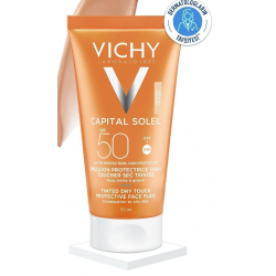 Vichy Capital Soleil SPF50+ Karma Ciltler için Parlama Karşıtı Renkli Güneş Kremi 50 ML