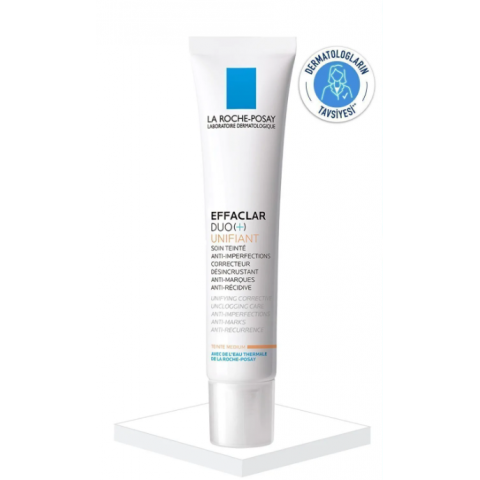 La Roche Posay Effaclar Duo Unifiant Yağlı ve Sivilceye Eğilimli Ciltler için Renkli Nemlendirici Medium 40ml