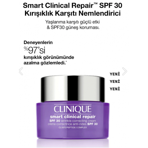 Clinique Smart Clinical Repair™ - SPF 30 Yüz Kremi 50ml