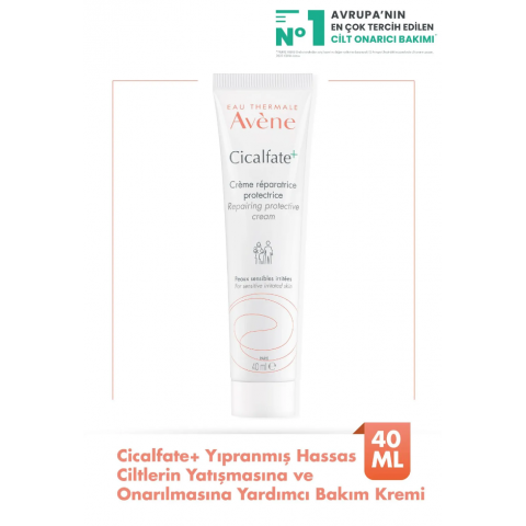 Avene Cicalfate+ Yıpranmış Hassas Ciltlerin Onarılmasına ve Yatışmasına Yardımcı Bakım Kremi 40 ml