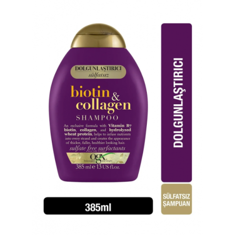 OGX Biotin & Collagen Full Dolgunlaştırıcı Ve Uzatıcı Şampuan 385 ml