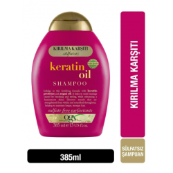 OGX Kirilma Karşiti Keratin Oil Sülfatsız Şampuan 385 ml