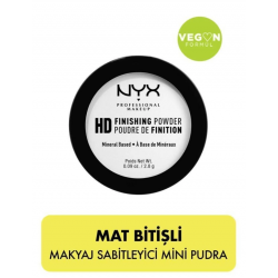 NYX Professional Makeup Mini Pudra Hıgh Defınıtıon Fınısıng Powder Mini Pudra 2.8 Gr