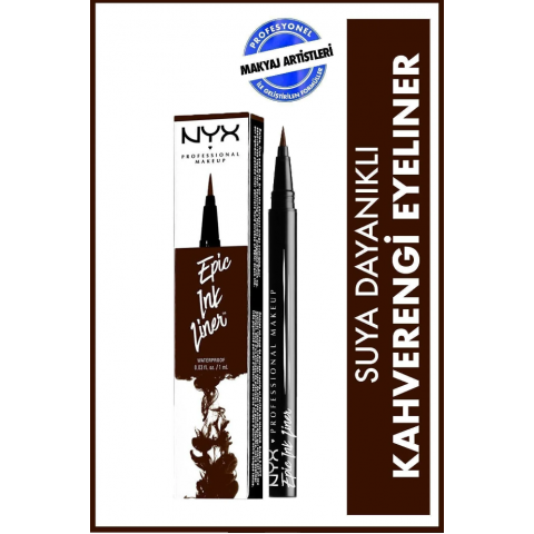 NYX Professional Makeup Kahverengi Eyeliner - Epic Ink Liner Brown