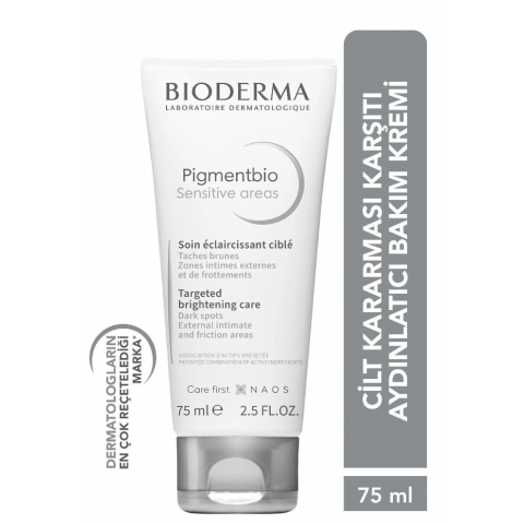 Bioderma Pigmentbio Sensitive Areas Genital Bölge, Eklem Bölgeleri Kararma Karşıtı Aydınlatıcı Krem 75 ml