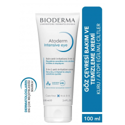 Bioderma Atoderm Intensive Eye Kuru Atopi Eğilimli Göz Çevresi Kremi ve Temizleyici Hyalüronik Asit 100 ml