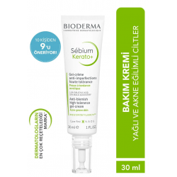 Bioderma Sebium Kerato Sivilce ve Akne Lekesi Karşıtı AHA, BHA, Salisilik Asit İçeren Bakım Kremi 30 ml