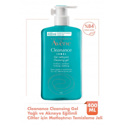 Avene Cleanance Cleansing Gel Yağlı Ve Akneye Eğilimli Ciltler İçin Matlaştırıcı Temizleme Jeli 400 Ml