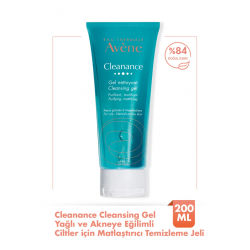 Avene Cleanance Karma Ve Yağlı Ciltler Için Temizleme Jeli 200 ml