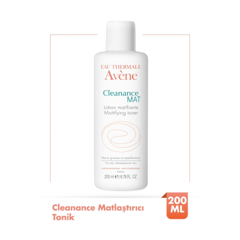 Avene Cleanance MAT Mattifying Lotion Yağlı ve Akneye Eğilimli Ciltler için Matlaştırıcı Tonik 200 ML