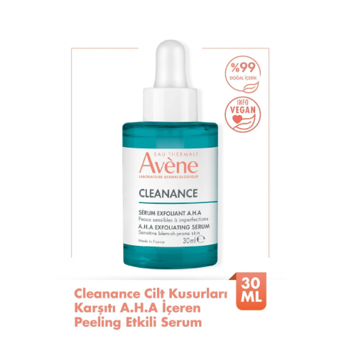 Avene Cleanance Cilt Kusurları Karşıtı A.H.A İçeren Peeling Etkili Serum 30 Ml