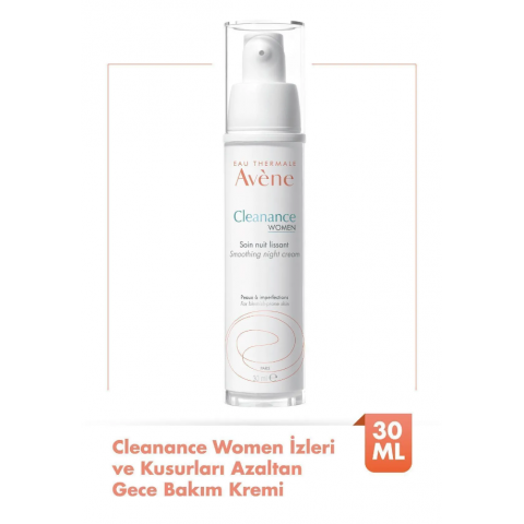 Avene Cleanance Women İzleri ve Kusurları Azaltan Gece Bakım Kremi 30 Ml