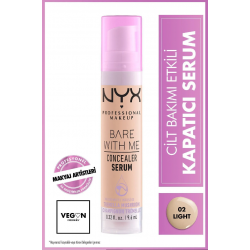 NYX Professional Makeup Bare With Me Kapatıcı Serum 02 Light