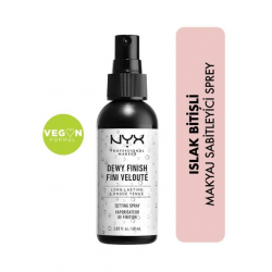 NYX Professional Makeup Makyaj Sabitleyici Sprey - Makeup Setting Spray Dewy Dewy 80 G