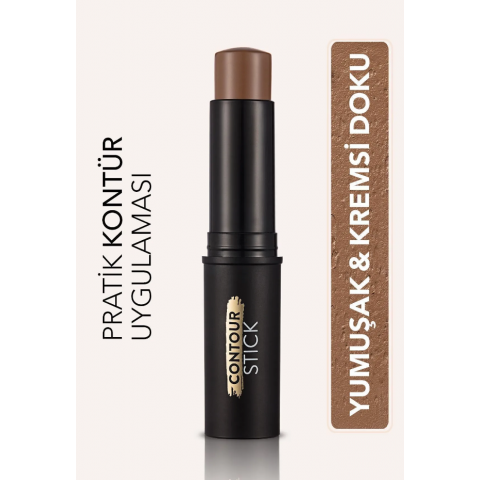 Flormar Yumuşak Dokulu Stik Kontür (KOYU TON) - Stick Contour - 003 Medıum Deep