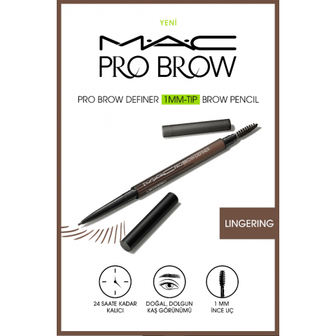 Mac M·A·C Pro Brow Definer 1MM Tip Brow Pencil -LINGERING