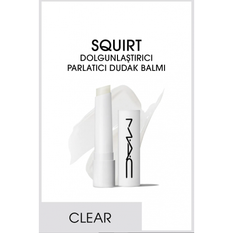 Mac Squirt Dolgunlaştırıcı Parlatıcı Dudak Balmı-clear-2.3 G-