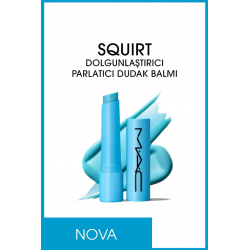 Mac Parlak Canlı Dolgun (Nova) Squirt Dolgunlaştırıcı Parlatıcı Dudak Balmı 2.3 g