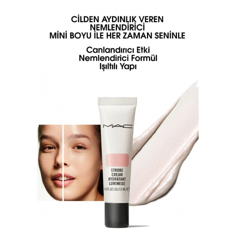 Mac Pinklite Bloom Strobe Cream / Aydınlatıcı Krem (Seyahat Boy )