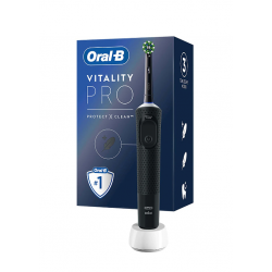 Oral-B D103 Vitality Pro Cross Action Şarjlı Diş Fırçası - Siyah