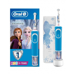 Oral-B Çocuklar Için Şarj Edilebilir Diş Fırçası D100 Frozen Özel Seri - Taşıma Kutusu