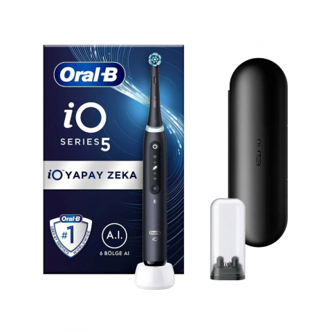 Oral-B iO 5 Şarjlı Diş Fırçası - Mat Siyah