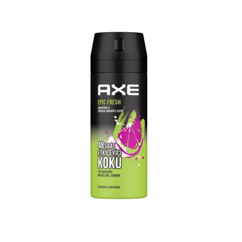 Axe Erkek Deodorant & Bodyspray Epic Fresh 48 Saat Etkileyici Koku 150 ML