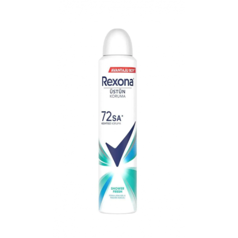 Rexona Kadın Sprey Deodorant Shower Fresh 72 Saat Kesintisiz Koruma 200 ml