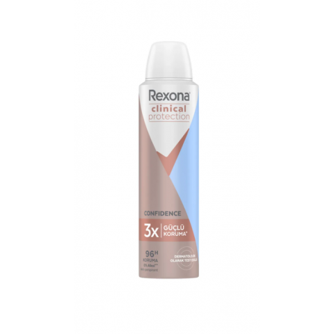 Rexona Clinical Protection Kadın Sprey Deodorant Confidence 96 Saat Koruma 150 ml