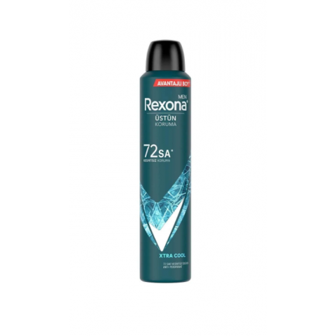 Rexona Men Erkek Sprey Deodorant Xtra Cool 72 Saat Kesintisiz Koruma 200 ml