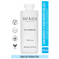 Miada Beauty Shower Gel Lotus - Canlandırıcı ve Nemlendirici Duş Jeli 500 ml