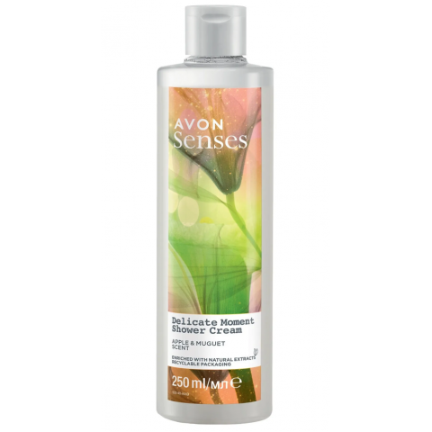 Avon Senses Delicate Moment Elma Ve Müge Kokulu Krem Duş Jeli 250 Ml.