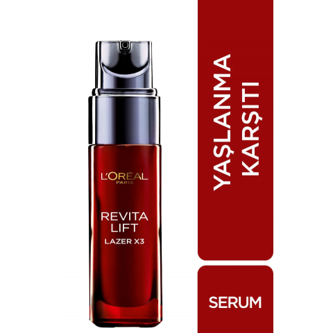 L'Oreal Paris Revitalift Lazer X3 Yoğun Yaşlanma Karşıtı Bakım Serumu 30 ml