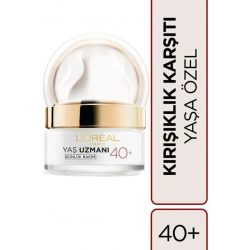 L'Oreal Paris Yaş Uzmanı 40+ Kırışıklık Karşıtı Nemlendirici Krem 50ml