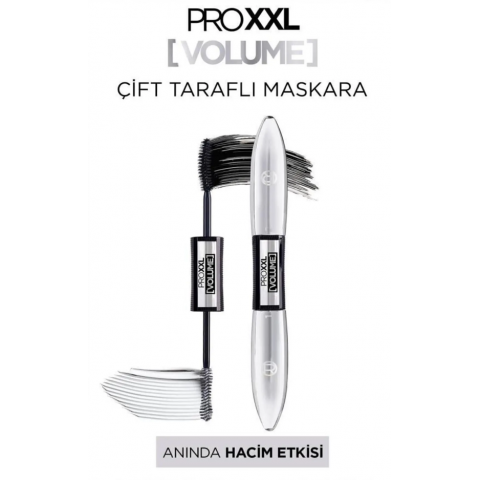 L'Oreal Paris L'oréal Paris Pro Xxl Volume Çift Taraflı Maskara - Hacim Etkisi