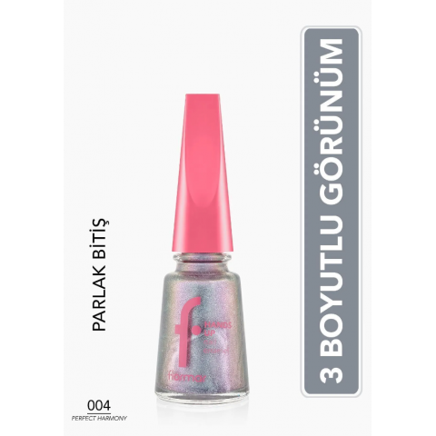 Flormar Yoğun Pigmentli Holografik Oje- Festival Spirit Nail E. - 004 Perfect Harmony- 